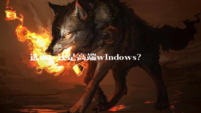 选mac还是高端windows？